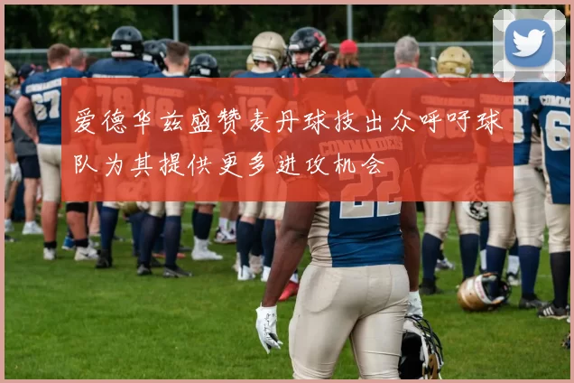 爱德华兹盛赞麦丹球技出众呼吁球队为其提供更多进攻机会